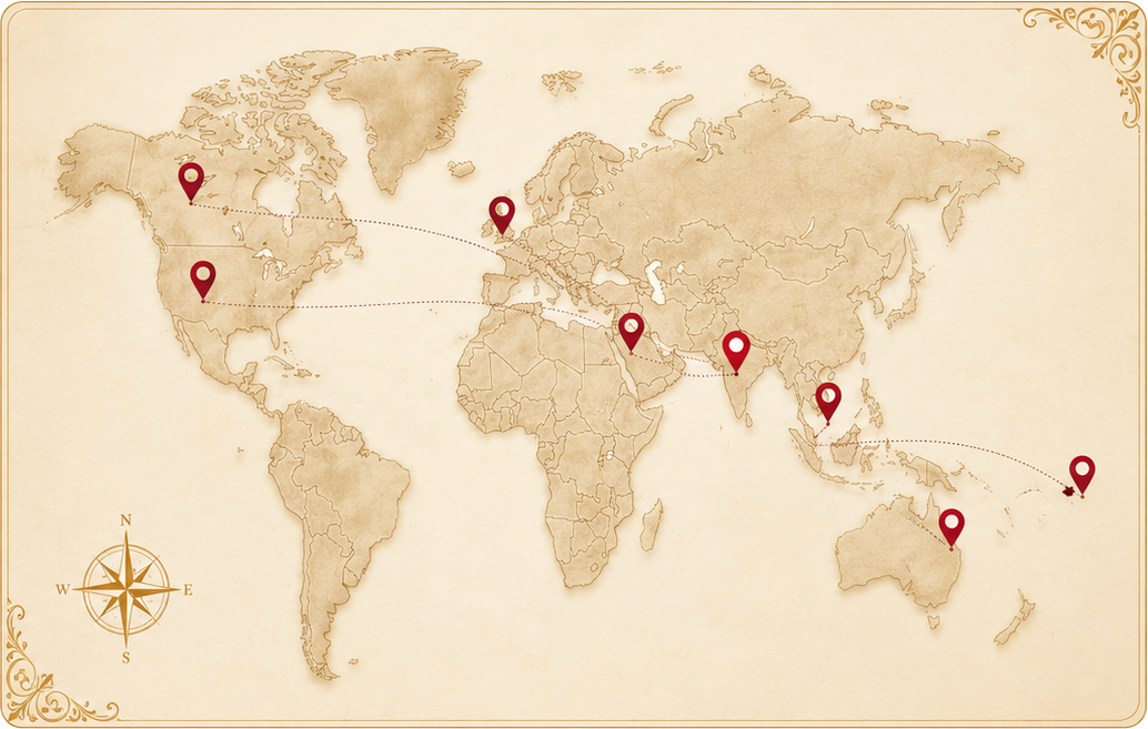 SPC Fashion Art Global Export Map