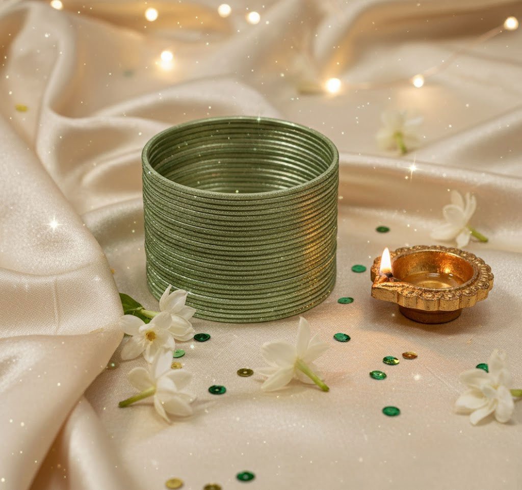 Top Makhmali 2 Metal Bangles