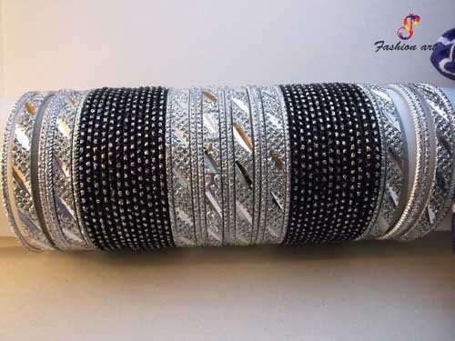 Aluminum Metal Bangle Sets view 2